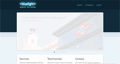 Desktop Screenshot of bluelightinternet.co.uk